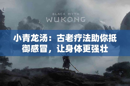 小青龙汤：古老疗法助你抵御感冒，让身体更强壮