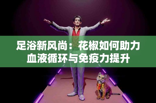 足浴新风尚：花椒如何助力血液循环与免疫力提升