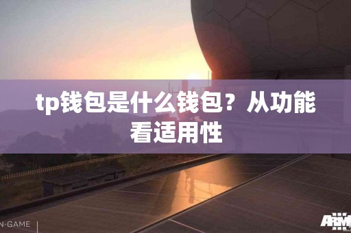 tp钱包是什么钱包？从功能看适用性