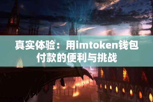 真实体验：用imtoken钱包付款的便利与挑战