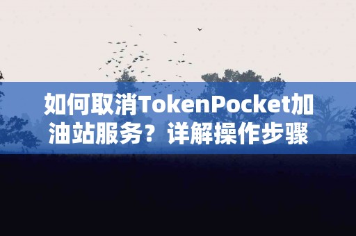 如何取消TokenPocket加油站服务？详解操作步骤