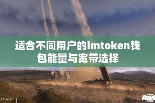 适合不同用户的imtoken钱包能量与宽带选择