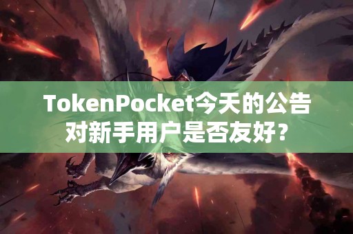 TokenPocket今天的公告对新手用户是否友好？