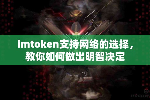 imtoken支持网络的选择，教你如何做出明智决定