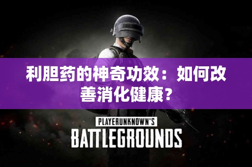 利胆药的神奇功效：如何改善消化健康？