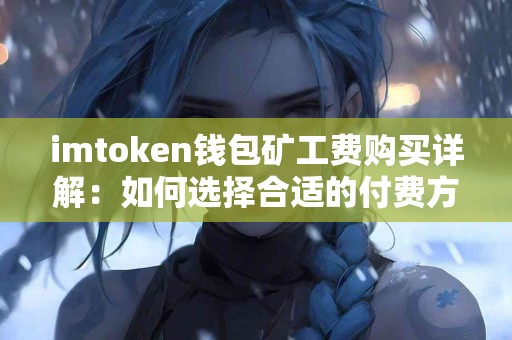 imtoken钱包矿工费购买详解：如何选择合适的付费方式？