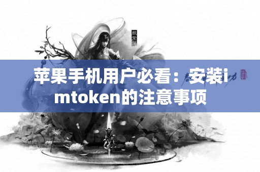 苹果手机用户必看：安装imtoken的注意事项