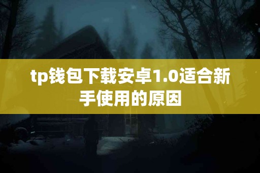 tp钱包下载安卓1.0适合新手使用的原因