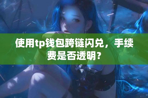 使用tp钱包跨链闪兑，手续费是否透明？